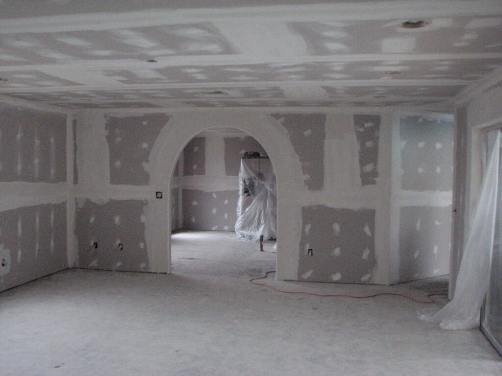 drywall arch finishing